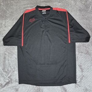 FOX Ranger Performance Men's Jersey Red Black Size Large 1/4 Zip Cycling Bike